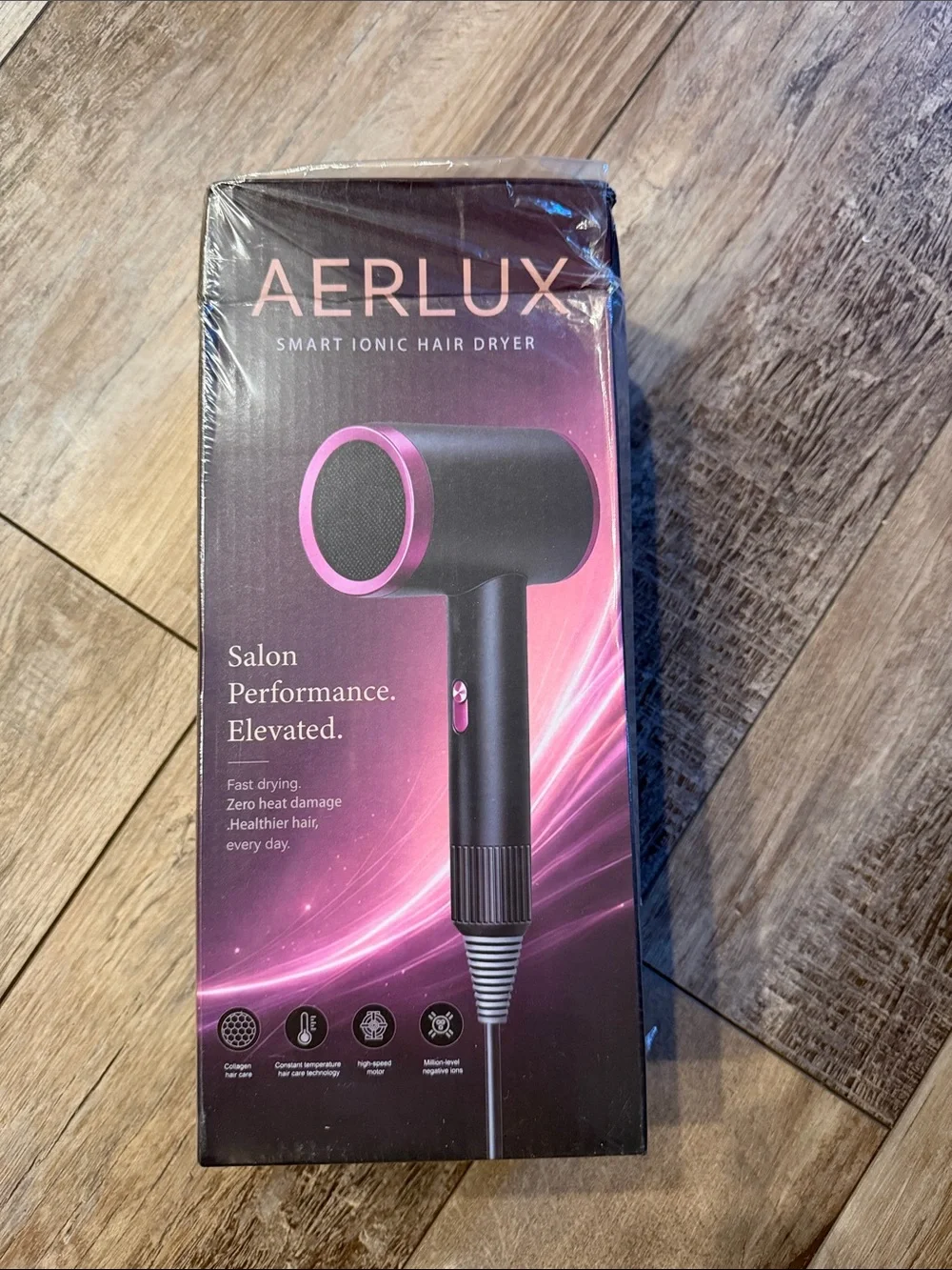 Pink & Black Smart Ionic Hair Dryer